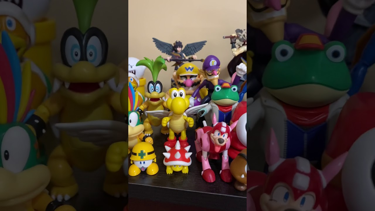 Super Smash Brothers figure collection