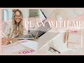 PLAN WITH ME | prepping for a new month, setting intentions & new dreams!