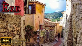 [4K]🇫🇷 Èze I Enchanting Village of Eze: A Historical and Scenic Escape on the French Riviera