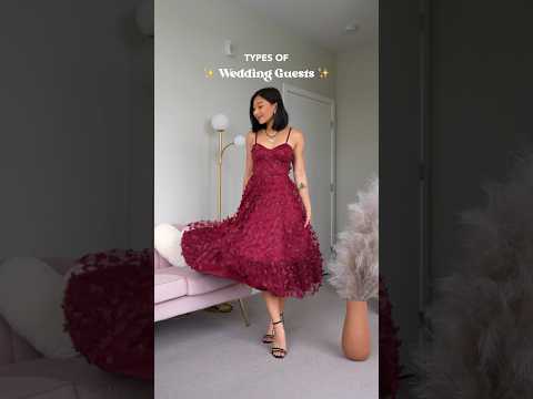 the last one 😳 which wedding guest are you? 🥂 wearing gifted Lulus