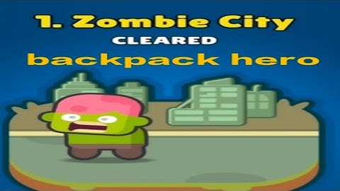 Backpack Hero: Merge Weapon Gameplay Walkthrough Chapter 1 zombie city (IOS.Android) @escapeking