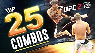 EA Sports UFC 2 - 25 HUGE Knockout COMBOS!