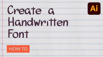 How to Create a Font in Adobe Illustrator