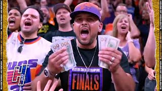 Suns Fan Counting Money To Troll Giannis Free Throw ? - YouTube
