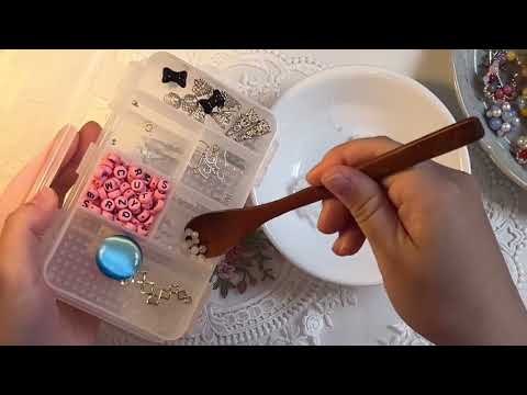 Making a bracelet | a key ring | organizing beads
