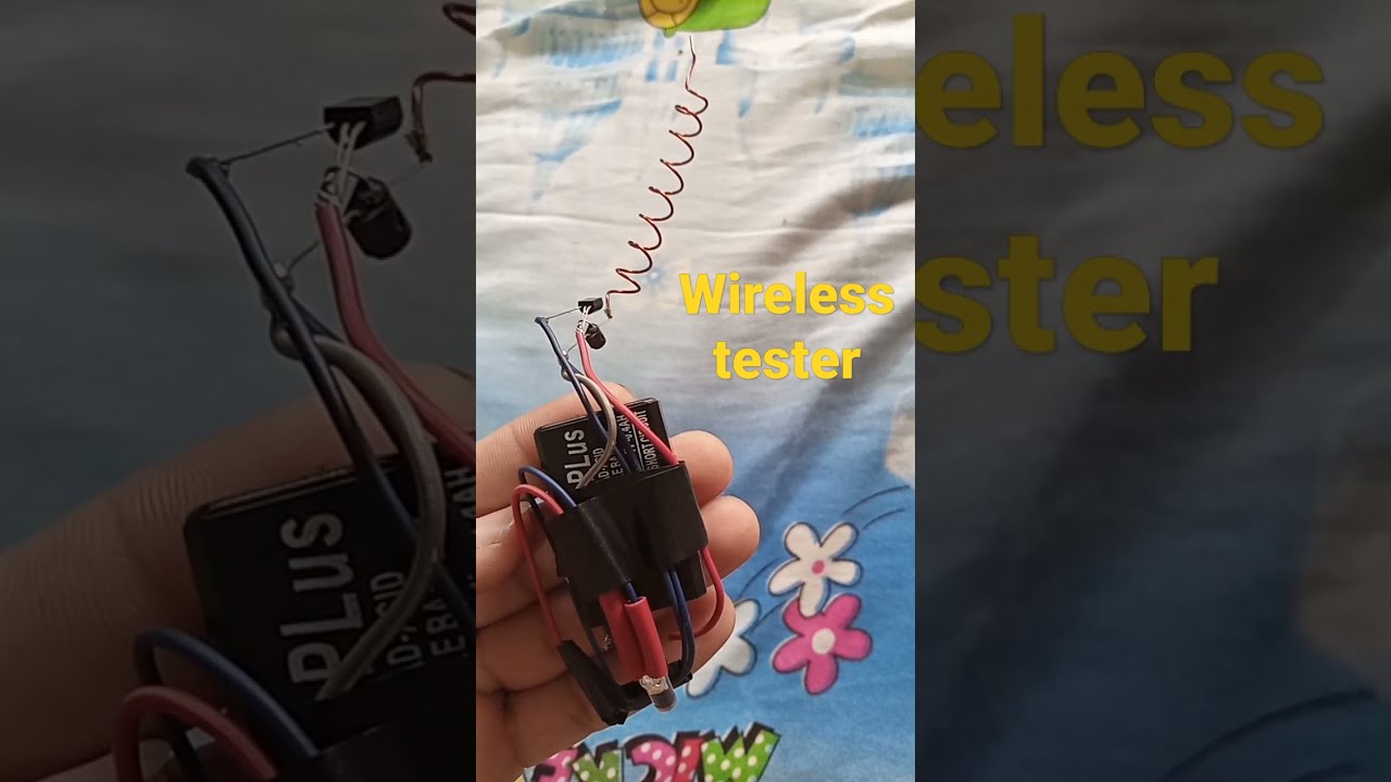 How to make wirless tester home | 