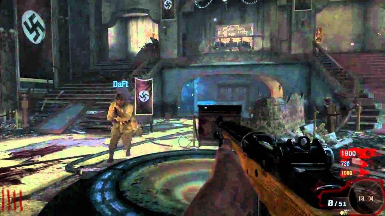 Black ops zombie mode HD gameplay