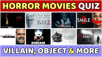 Guess the Horror Movie by Scene, Villain, Scrambled Name, Object and More! 💀 🎬