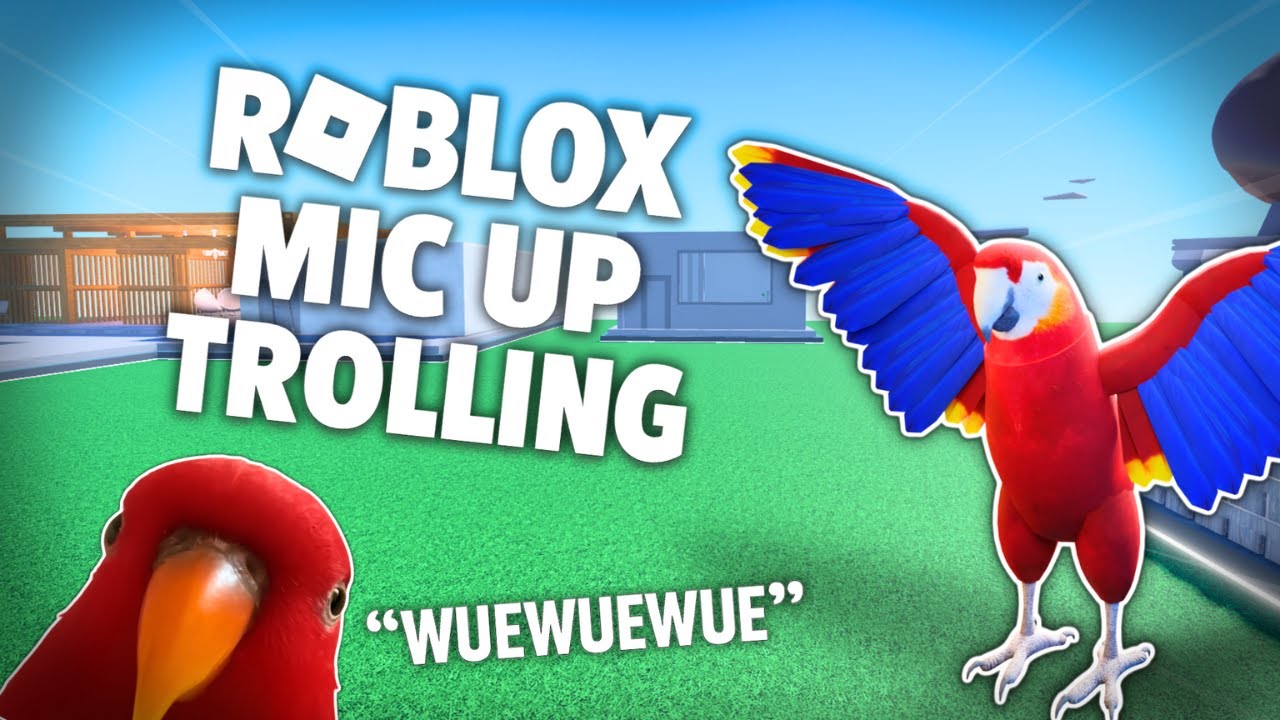 Trolling as a PARROT on ROBLOX...PART 2 | Roblox Voice-Chat Trolling