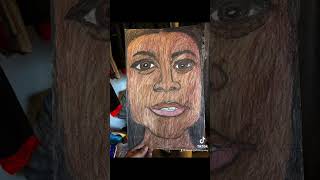 Celebrity My Portrait Drawing of Naomie Harris Net Worth