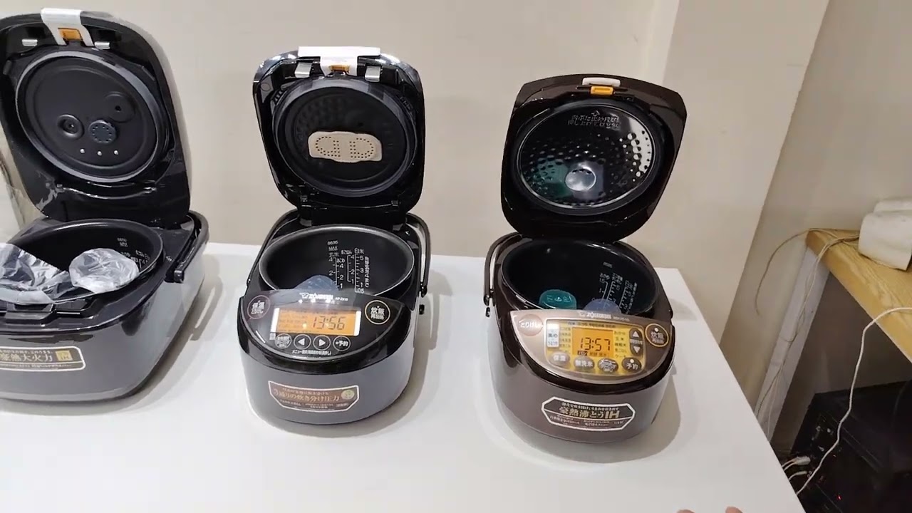 Nồi cơm điện cao tần và nồi cơm điện cao tần áp suất Zojirushi NP-VC10, NP-ZX10 và NW-CB10