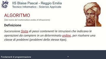 Fondamenti di Programmazione - Lezione 01