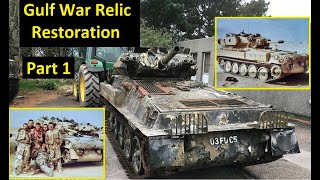 Scorpion CVRT Gulf War Relic Restoration Project. Part 1