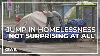 Homelessness in Oregon increased by 8.5% from 2022 and 2023, report says