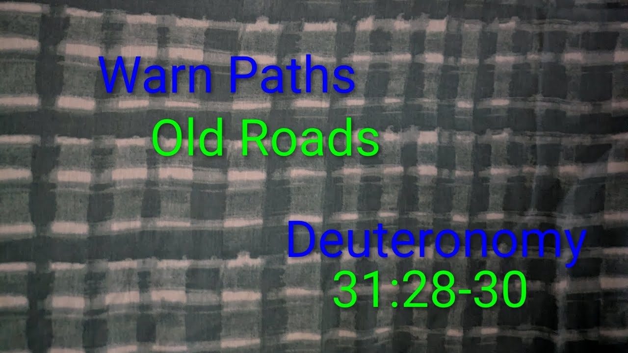 Последние дни, ничего не изменилось (Втор. 31:28-30)