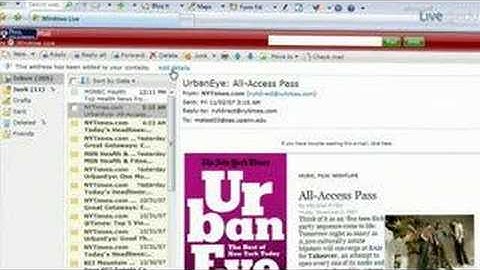 Windows Live Hotmail - Add Contacts