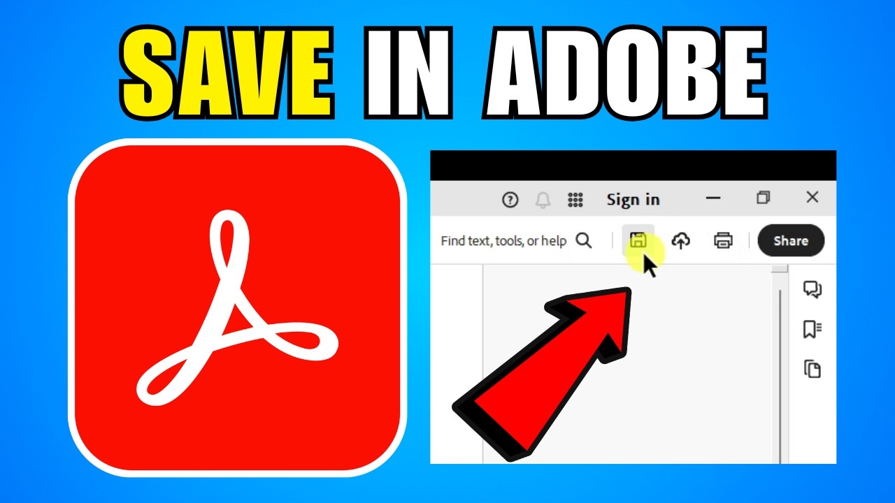 How To Save In Adobe Acrobat (2026) (Complete Guide) - YouTube