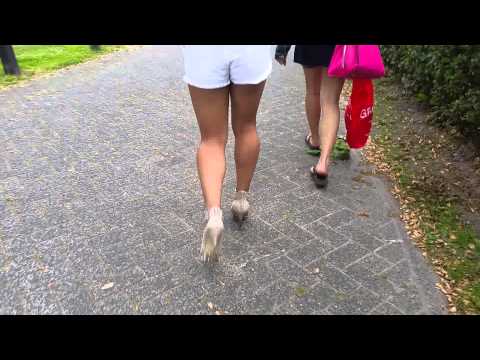 Walking back after the forrest