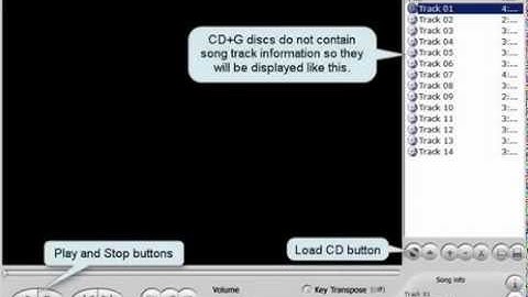 Play Karaoke CD+G Discs on Your Computer