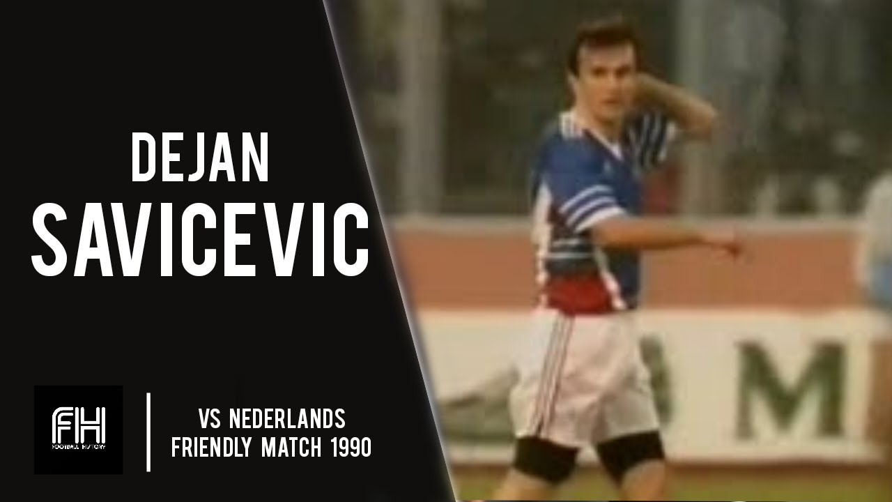 Dejan Savicevic ○ Skills ○ Yugoslavia 0-2 Nederlands ○ Friendly