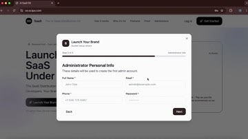 How to Launch SaaS in just 1 min | White Label SaaS Setup with Panel Access
