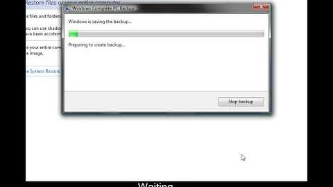Complete PC Backup in vista