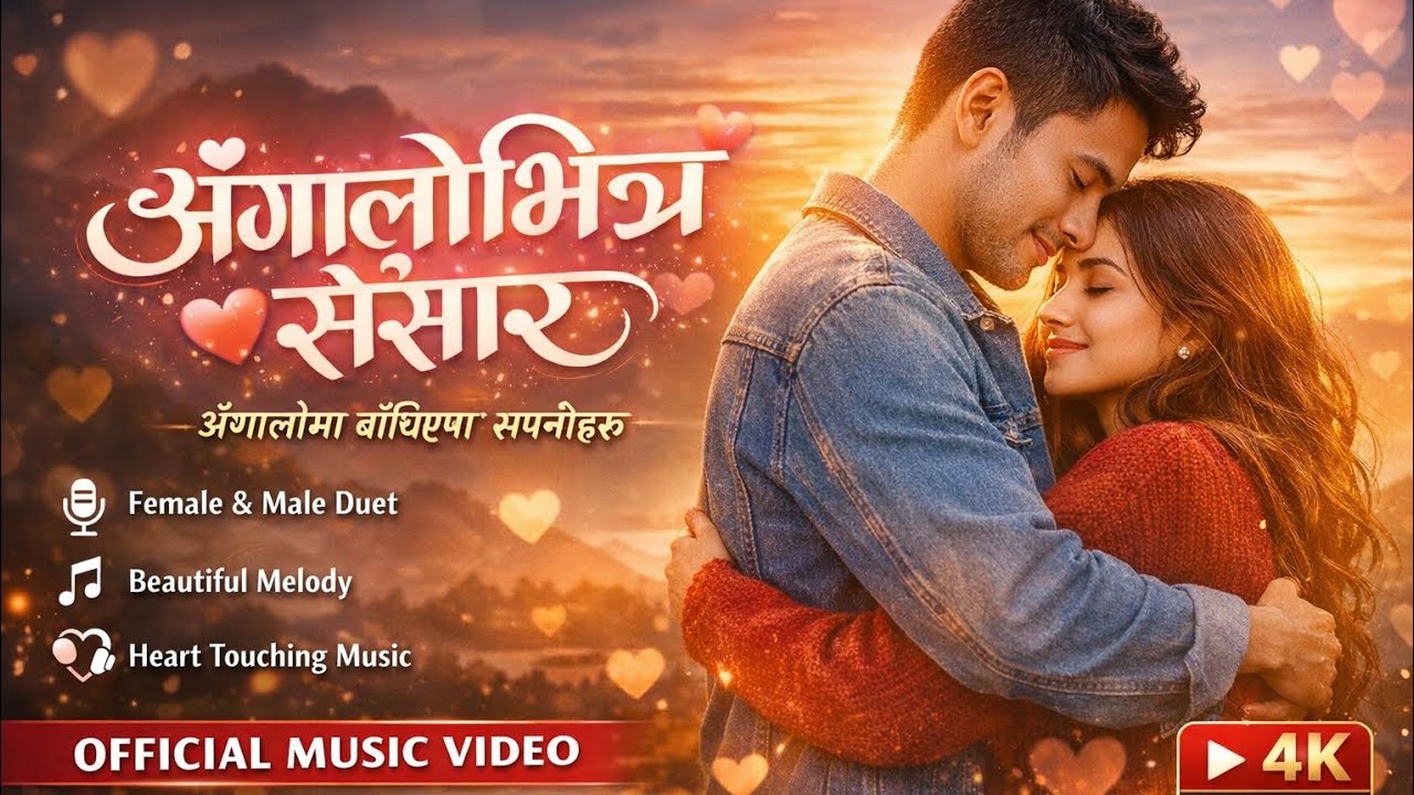 अँगालोभित्र संसार | New Nepali Love Song 2026 | Romantic Duet Song