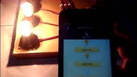 Light Control Using Raspberry Pi, PHP , JQuery Mobile
