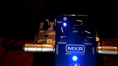 MXR Bass Octave Deluxe sound samples part 1