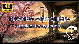 Calming Wind Chimes & Sunset Waters | Ambient Relaxation Sounds