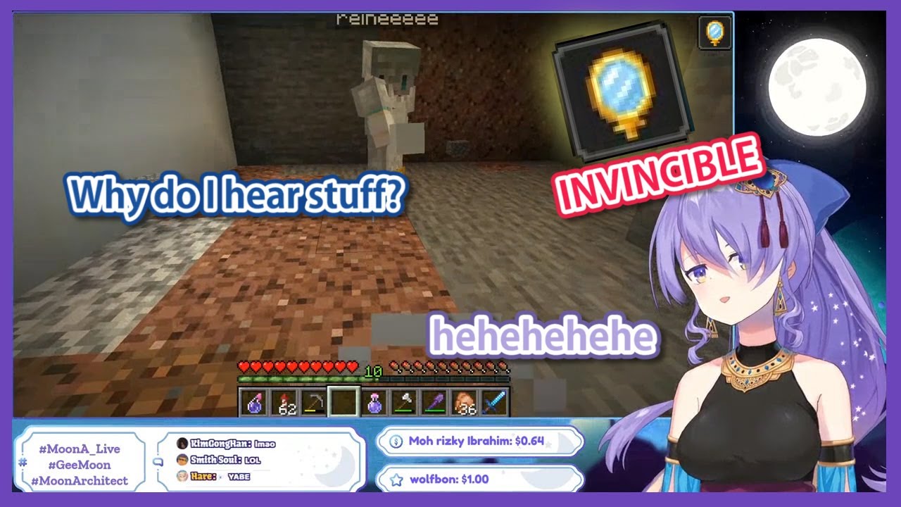 Moona prank Reine with invisible potion (Both POV)