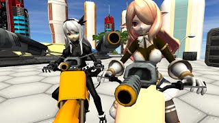 Motorbike Girls Jumping Mission 3D - Android Gameplay #1 - #bikegames screenshot 1
