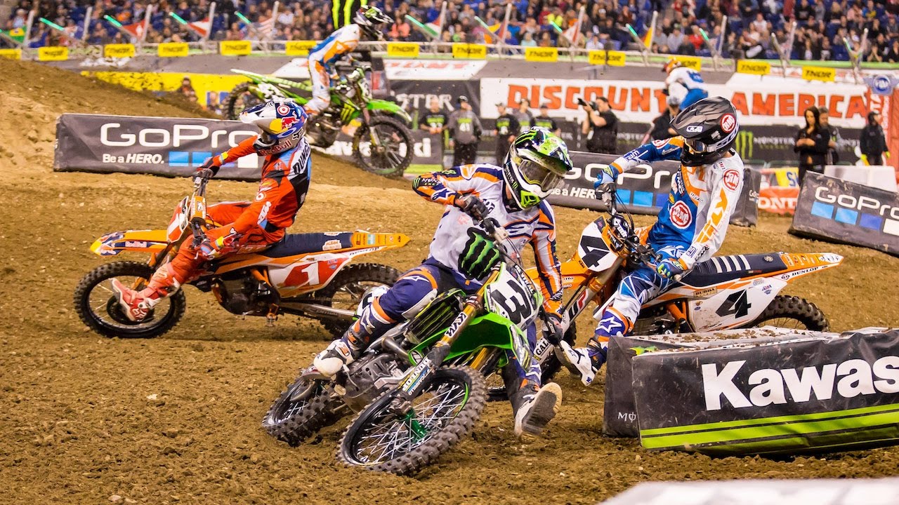 450SX Highlights Indianapolis Monster Energy Supercross 2017 YouTube