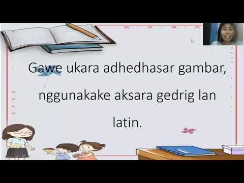 Gawe Ukara Nggunakake Aksara Gedrig lan Aksara Latin