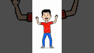 doodle man dancing 🕺🎭...... #doodleart #friendship #friends #doodleman #ai #aimusic