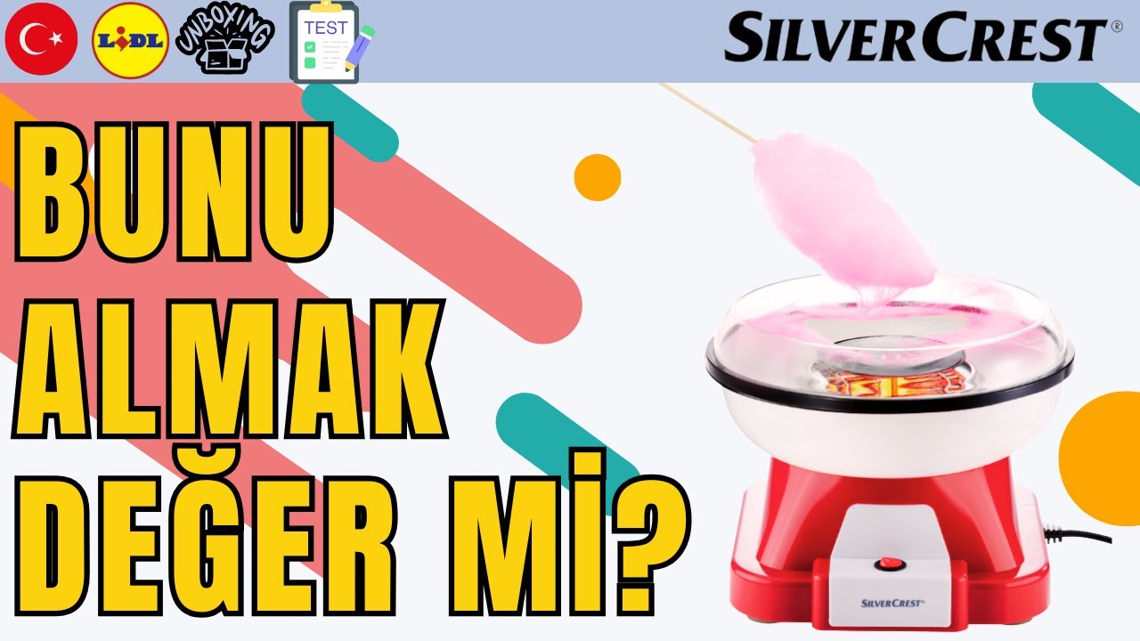 PAMUK ŞEKER MAKINESI  SilverCrest SZM 500 B2 TÜRKÇE TURKISH LIDL