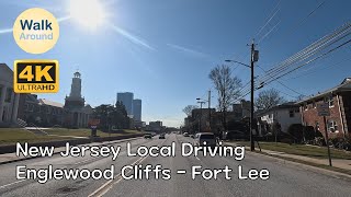 【4K60】 New Jersey Local Driving: Englewood Cliffs - Fort Lee