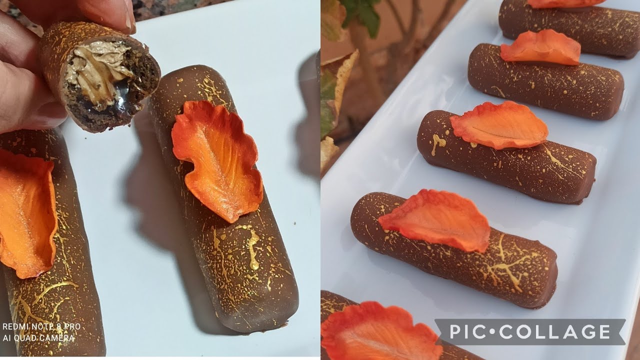 #حلويات_العيد  2023🇩🇿:سيقار بكريمة الكبريس بنة روعة يهبل مع طريقة صنع اوراق الخريف بعجينة السكر