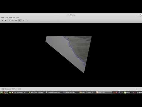 water level detection python opencv(image-processing)