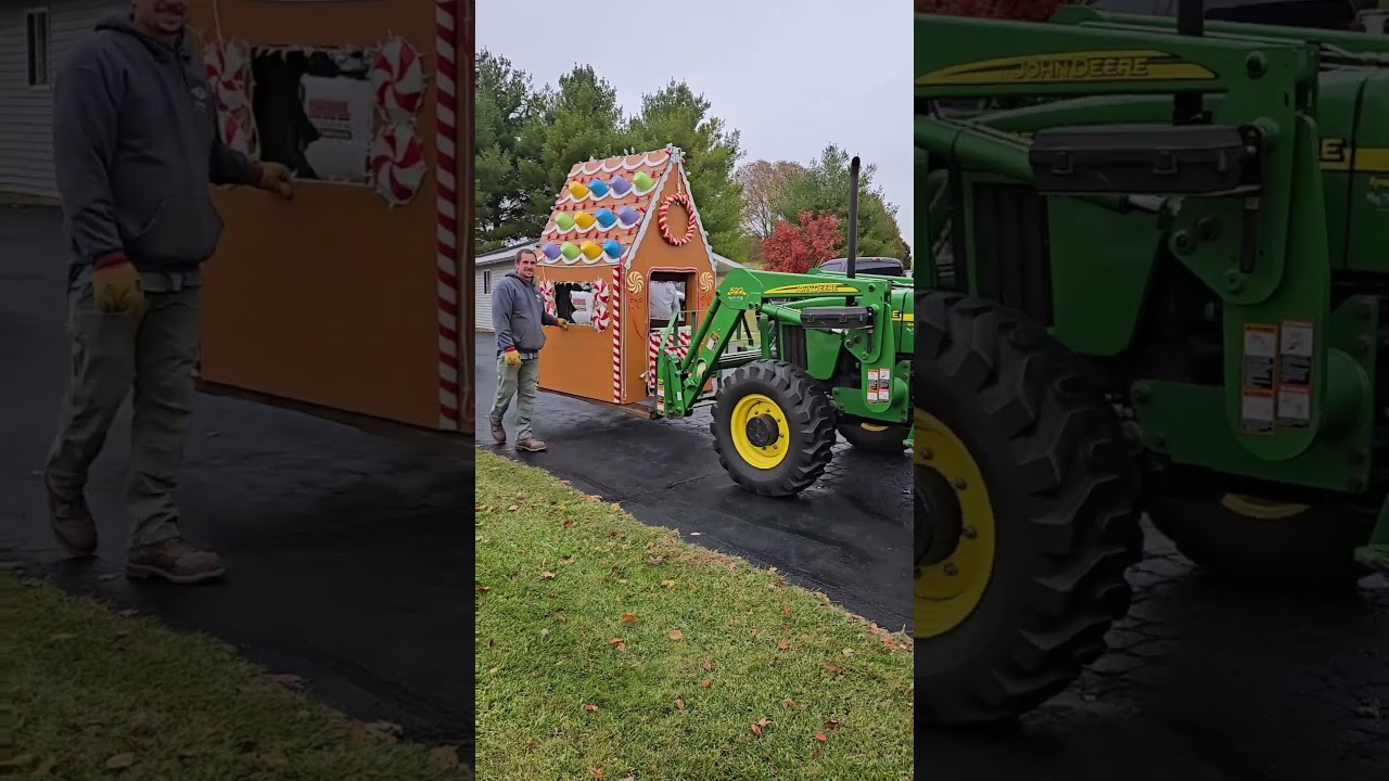 Gingerbread house moved!