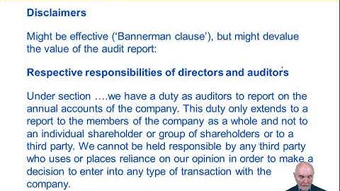 ACCA Advanced Audit and Assurance (AAA) Auditors’ Liability