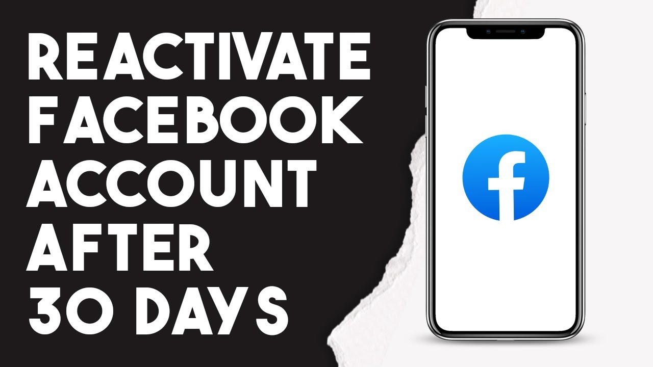 how-to-reactivate-facebook-account-after-30-days-youtube