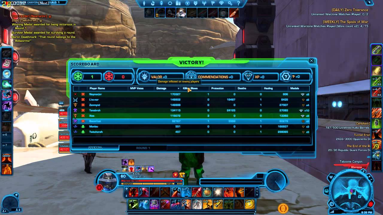 Swtor Operative Build SWTOR Concealment Operative Solo Ranked PvP, 9 - YouTube