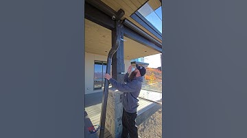 Heat Cable Gutter Hack - No access? No problem! #heatcable #parkcityutah #gutters #homeimprovement