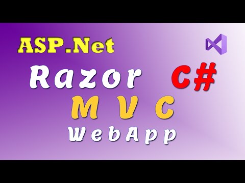 ASP.Net (4), aplicação Razor C# com arquitera MVC. Visual Studio 2019 vídeo 4