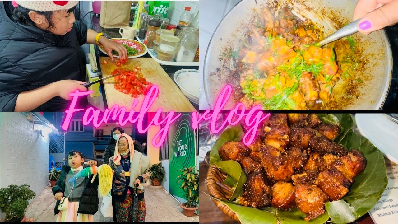 MERO GHAR MA MINA BAINI FIRST TIME AKO || FAMILY DINNER AT 