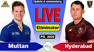 PSL Live: Hyderabad vs Multan Eliminator 1 T20 Live Match Today | HK vs MS Live Score &amp; Commentary