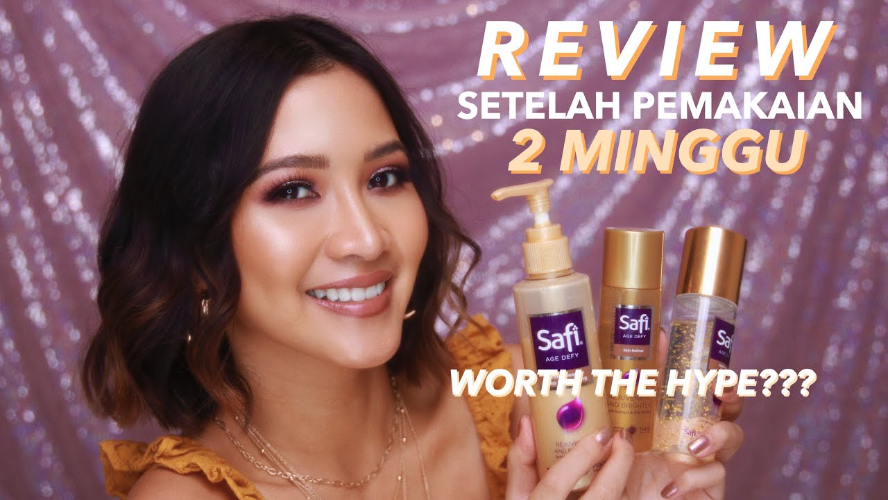 tutorial skincare safi