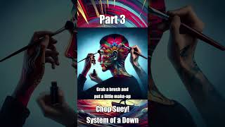 Chop Suey! - System of a Down - visualized lyrics Part 3/6 #shorts