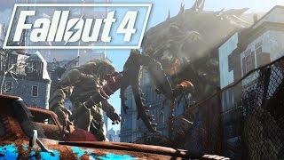 FALLOUT 4 BATTLES #7: 100ft BEHEMOTH vs. 100ft MIRELURK QUEEN!